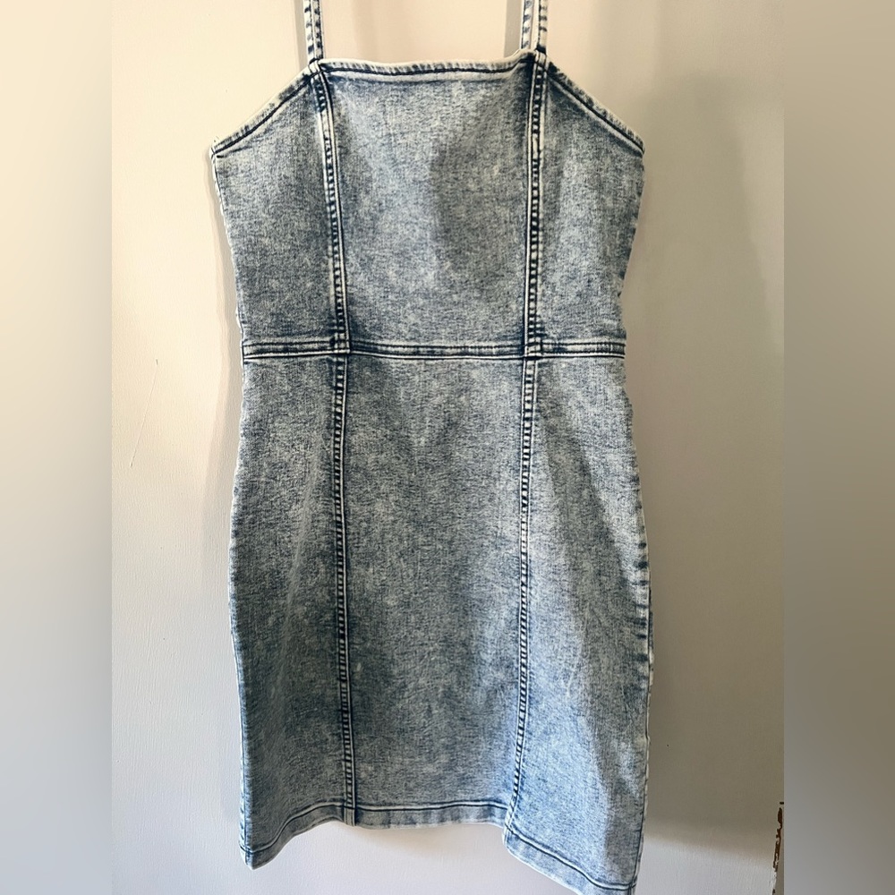 H&M Spaghetti Strap Jean Dress NWT